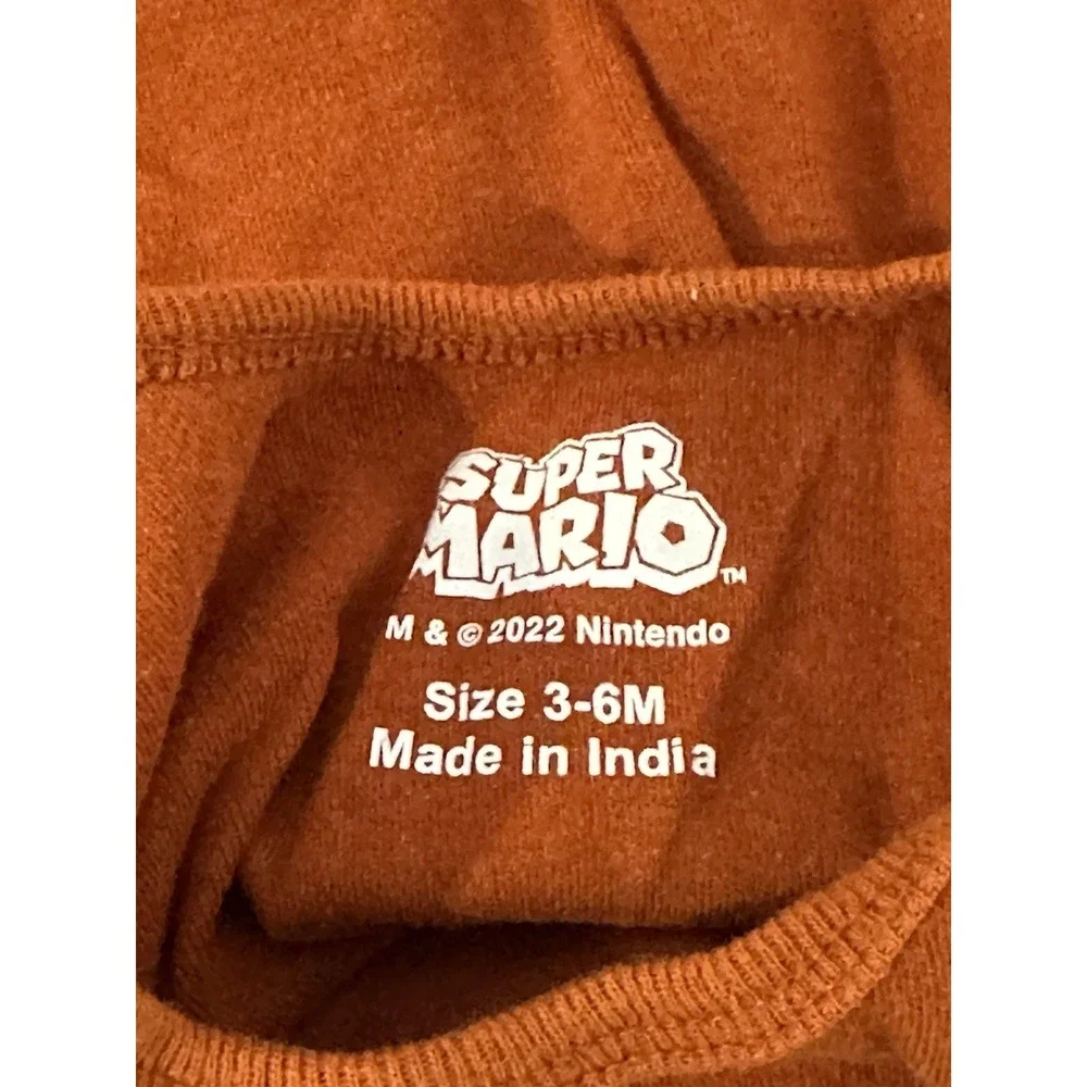 Super Mario Bros One Piece Lot Of 2 Video Game Outfit Size‎ 3/6 Months
